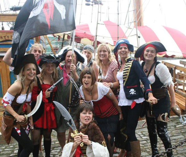 Piratewalks fun bunch of pirates